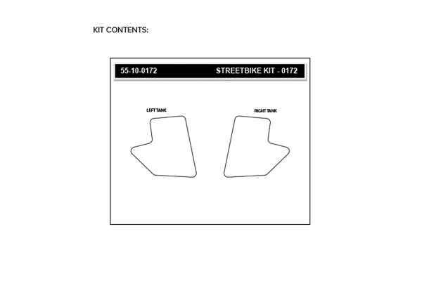 Stompgrip schwarz, Volcano, für Suzuki DRZ400 S, 2001-2024, DRZ400 SM, 2005-2024