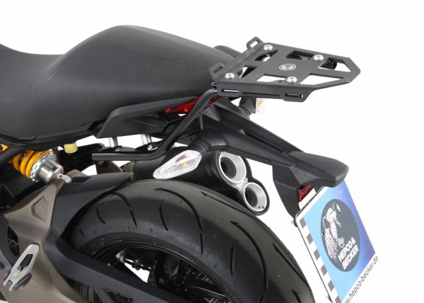 Portaequipajes trasero blando Minirack negro para Ducati Monster 821 (14-17) Hepco & Becker