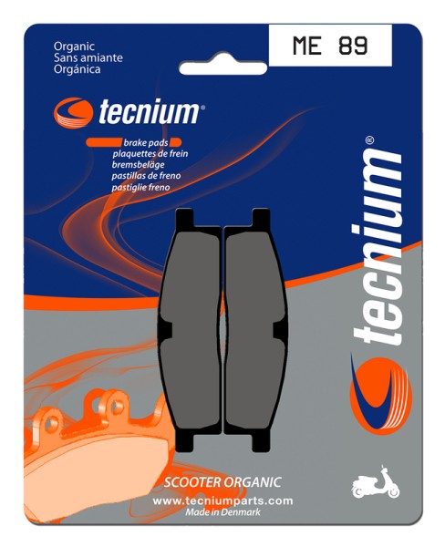 Pastillas de Freno Tecnium Scooter Orgánicas - ME89