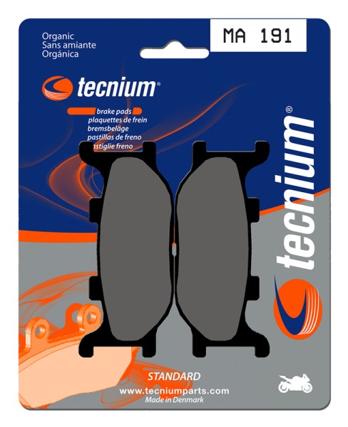 Pastillas de Freno Tecnium Street Orgánicas - MA191