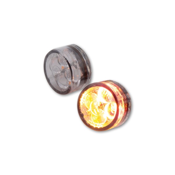 HIGHSIDER Módulo inteligente Módulo combinado de dieciséis LED 3en1 para intermitentes y pilotos traseros Lente gris humo (par),