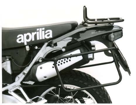 Portamaletas lateral fijo negro para Aprilia Pegaso 650 (92-95) Hepco & Becker