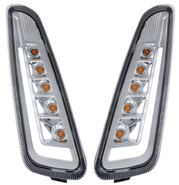 Kit de indicador delantero izquierdo/derecho para Vespa Primavera/Sprint 50cc 2T/4T, transparente