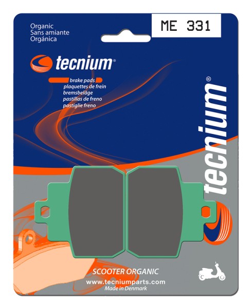 Pastillas de Freno Orgánicas Tecnium Scooter - ME331