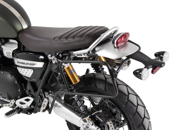 Portamaletas lateral izquierdo fijo negro para Triumph Scrambler 1200 XE (24- ) Hepco & Becker
