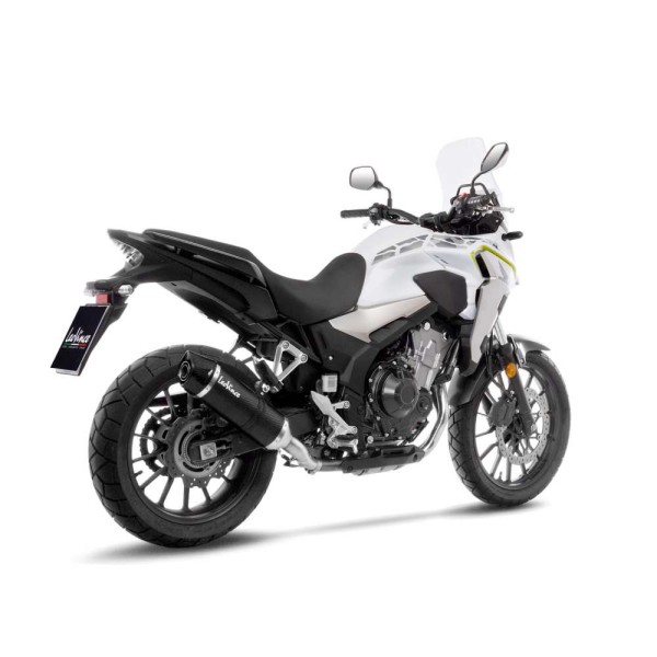 Escape LeoVince LV One Evo para Honda CB 500 F /X, CBR 500 R, carbono, slip on, Euro4+5, homologación E