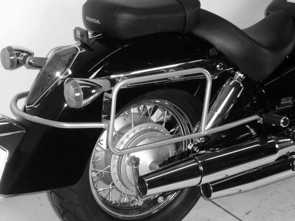 Portamaletas lateral atornillado cromado para Honda VT 750 C Shadow (08-16) Hepco & Becker