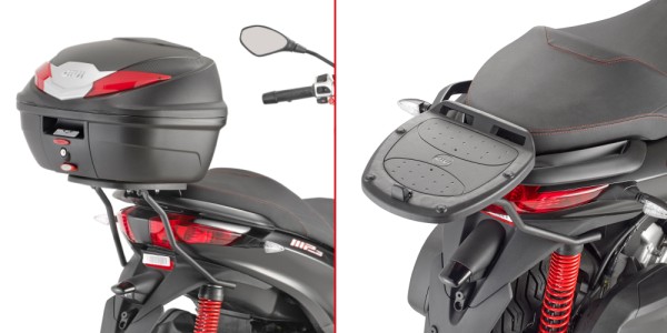 Portamaletas para maletas Monolock para Piaggio MP3 Givi