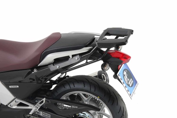 Portaequipajes de aluminio negro para Honda NC 700 Integra (12-13) Hepco & Becker