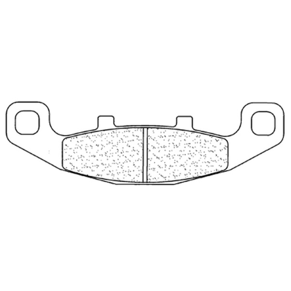 Pastillas de freno de metal sinterizado CL Brakes Street - 2304A3+