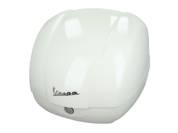 Baúl original 36L para Vespa GTS 125/310 y GTV 310 - blanco