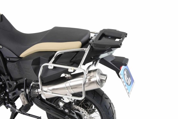 Portamaletas de aluminio negro para BMW F 800 GS Adventure Hepco & Becker