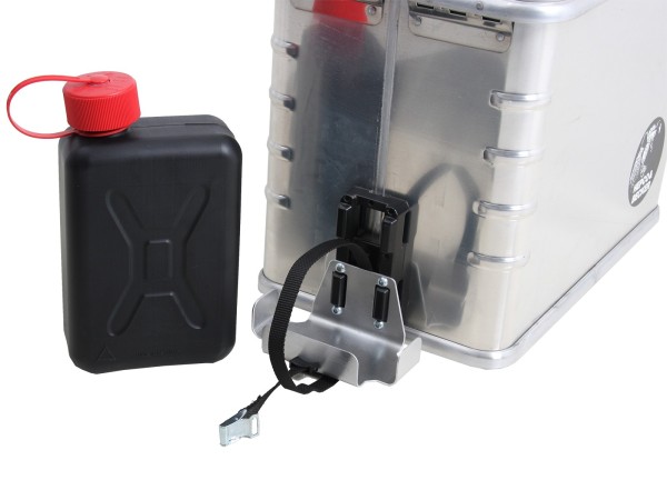 Bote de repuesto de 2 ltr. incl. soporte universal y material de montaje Hepco & Becker