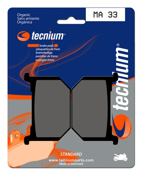 Pastillas de Freno Tecnium Street Organic - MA33