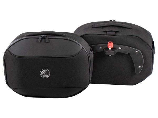 Juego de alforjas blandas Street para portaequipajes C-Bow negro Hepco & Becker