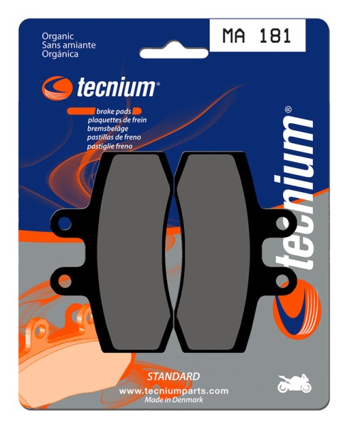 Pastillas de Freno Tecnium Street Orgánicas - MA181