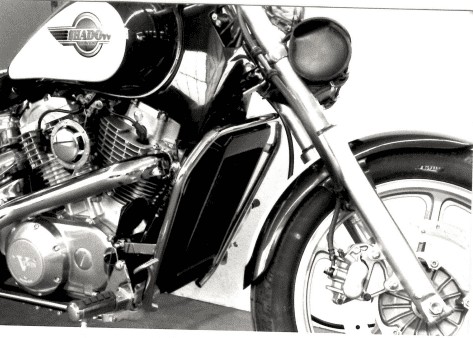 Protector de motor cromado para Honda VT 1100 C (87-93) Hepco & Becker