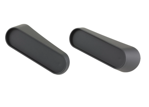 Soporte reflector lateral, trasero izquierdo y derecho para Vespa, negro mate