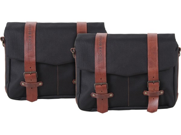 Juego de bolsas de mensajero LEGACY L/L negro para transportín C-Bow Hepco & Becker