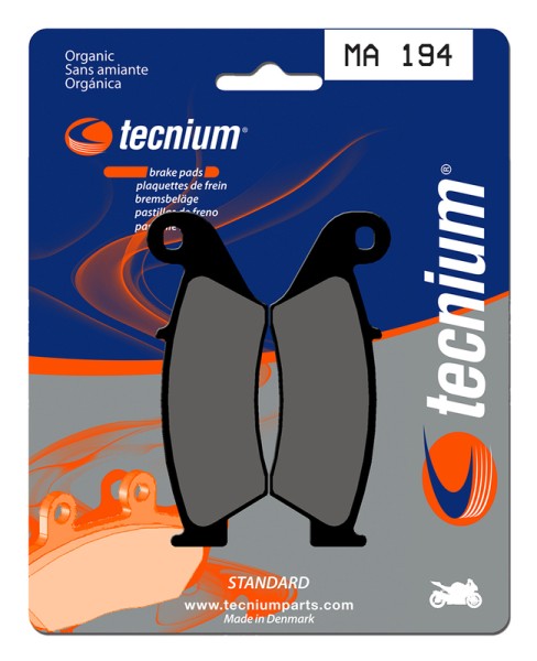 Pastillas de Freno Tecnium Street Orgánicas - MA194