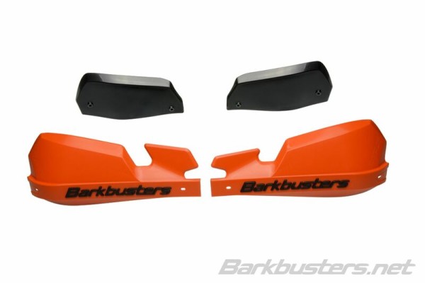 Juego de plástico Barkbusters VPS MX Handguard Sólo deflector naranja/negro