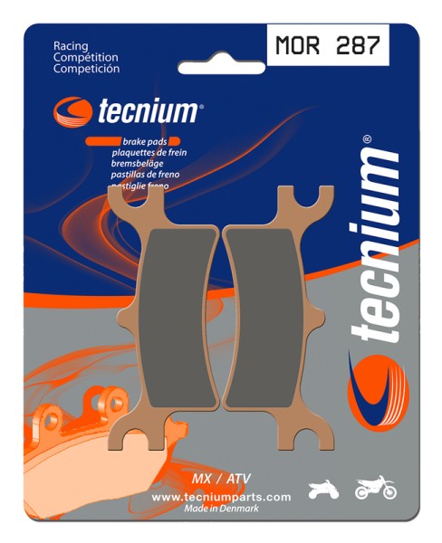 Tecnium Racing MX/ATV pastillas de freno de metal sinterizado - MOR287