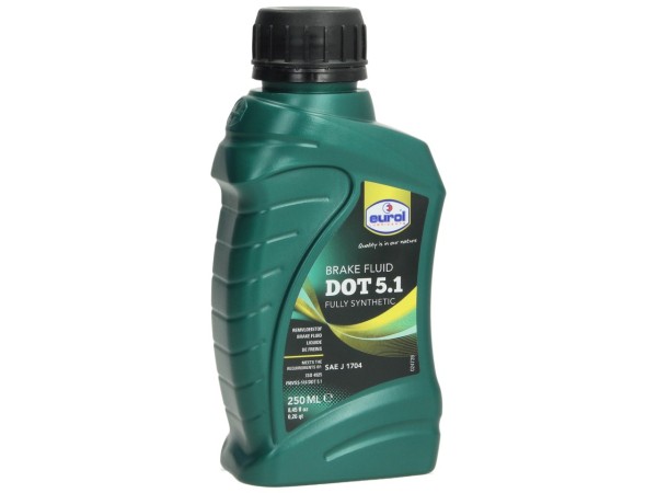 Líquido de frenos Eurol, DOT 5.1, 0,250 l, SAE J1703 / ISO 4925