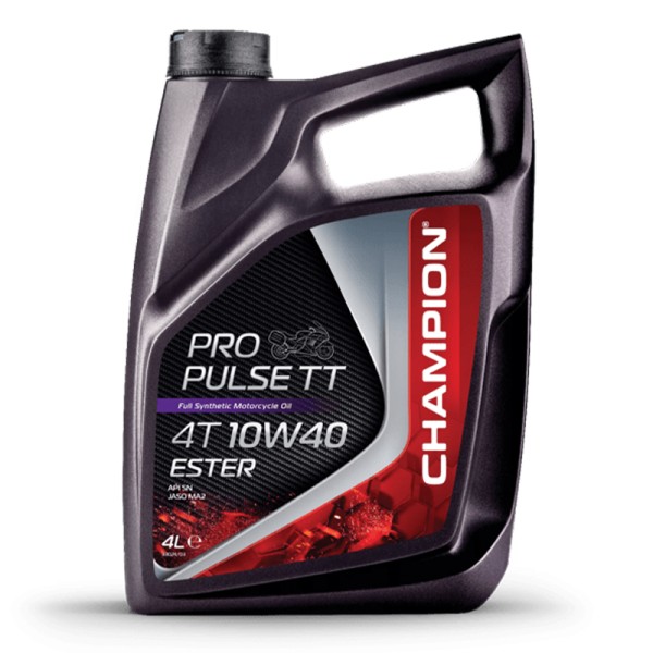 CHAMPION® Aceite de motor Pro Pulse TT 4T 10W-40 Ester - 4 litros