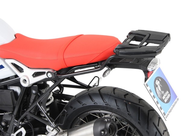 Easyrack baúl portaequipajes negro para BMW R nineT Urban G/S (17-23) Hepco & Becker