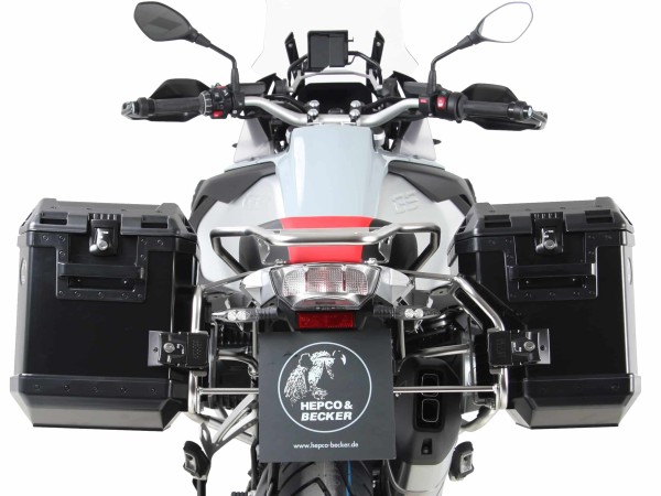 Juego portaequipajes Portaequipajes Cutout incl. juego portaequipajes Xplorer Cutout negro para BMW R 1250 GS Adventure