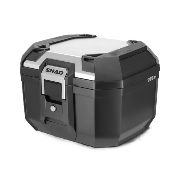 Baúl Shad TERRA TR41, negro con cubierta de aluminio, 41 l