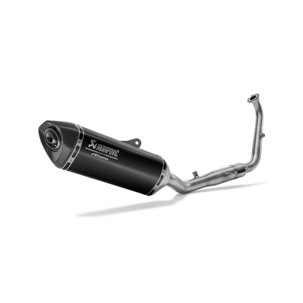 Sistema de escape completo Akrapovic negro para Yamaha YZF R 125 (23-)