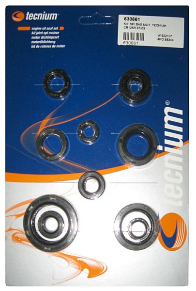 Juego de retenes de aceite de motor Tecnium