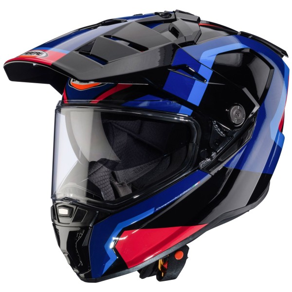 Casco Caberg Tanami Scram negro/azul-rojo