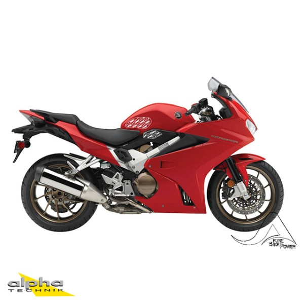 Stompgrip negro Volcano para Honda VFR800F (14-15)