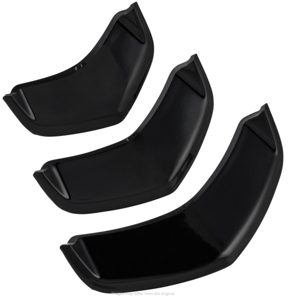 Inserto en cascada para Vespa GTS/GTS Super/GTV HPE 125-300cc ('19-22), negro brillante