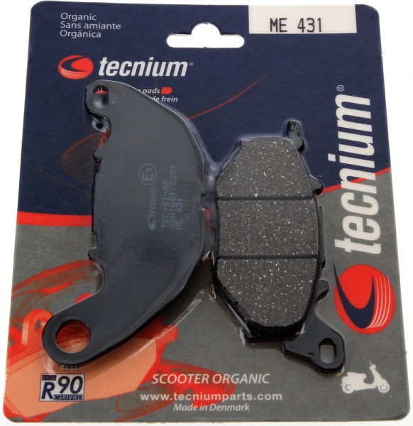 Pastillas de Freno Tecnium Scooter Orgánicas - ME431