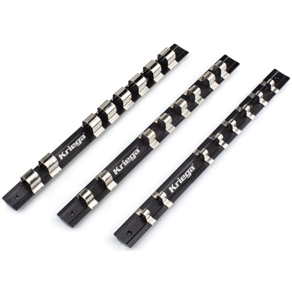 Carril de sujeción Kriega de 1/2 pulgada / 12,7 cm para el rollo de herramientas