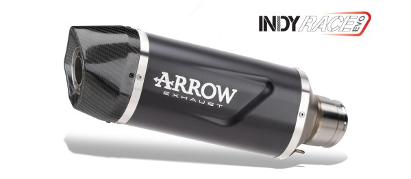 ARROW Auspuff INDY RACE EVO DARK Aluminium schwarz für CF Moto 450MT Modelljahr 2024-