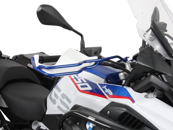 Guardabarros izquierdo y derecho azul metalizado para BMW R 1250 GS HP-Style (19-23) Hepco & Becker