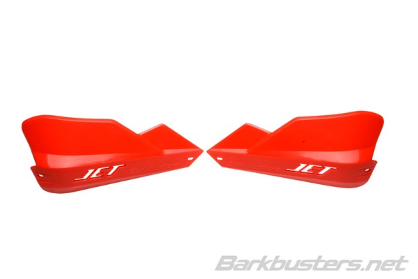Barkbusters jet protector plástico rojo