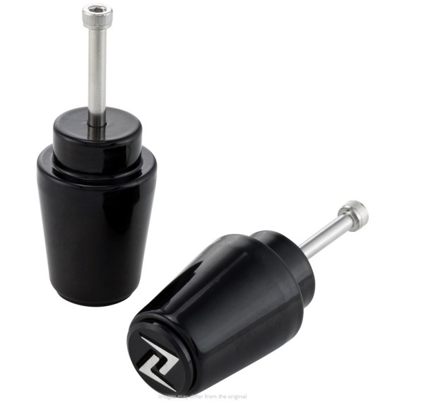 Contrapesos de manillar ZELIONI para Vespa, par, negro brillante