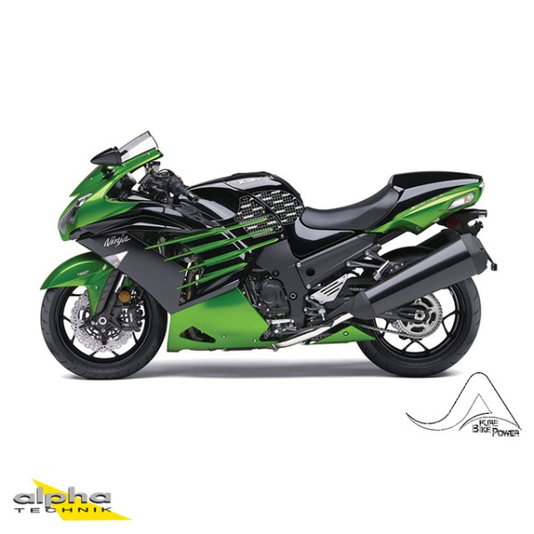Stompgrip transparente Volcano para Kawasaki ZZR1400 2012-20