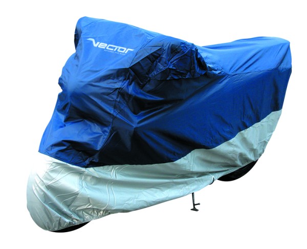 VECTOR Lona interior/exterior para moto/scooter - Azul/Plata - 2XL