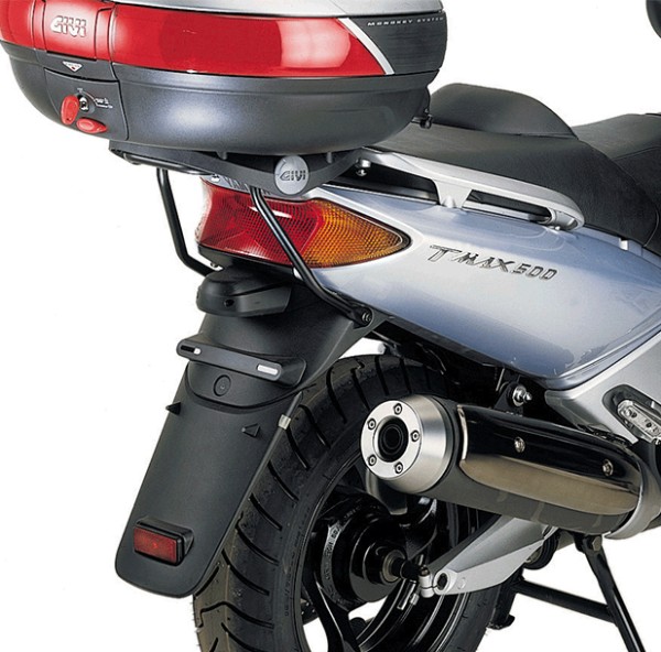 Portaequipajes Givi Topcase negro Monokey para Yamaha T-Max 500 (Bj. 01-07)