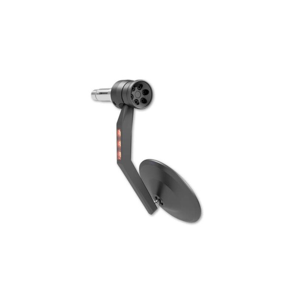 HIGHSIDER pro Espejo de Manillar Montana-RIM Negro Con Indicador LED (1ud.)