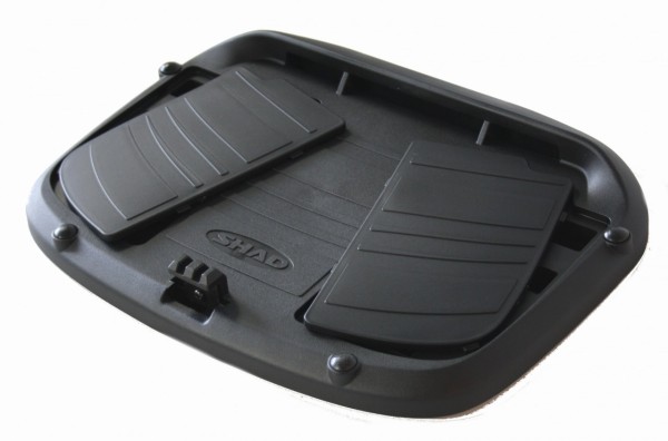 Placa de sujeción mediana Shad para baúl trasero, D1B40PAR, negra