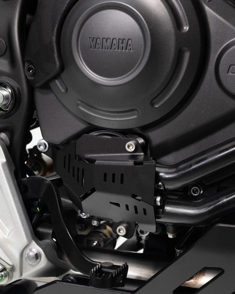 Cubierta de la bomba de agua negra para la Yamaha Ténéré 700