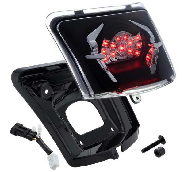 Piloto trasero MK II LED para Vespa GTS/GTS Super/GTV 125-300cc HPE ('18-), transparente