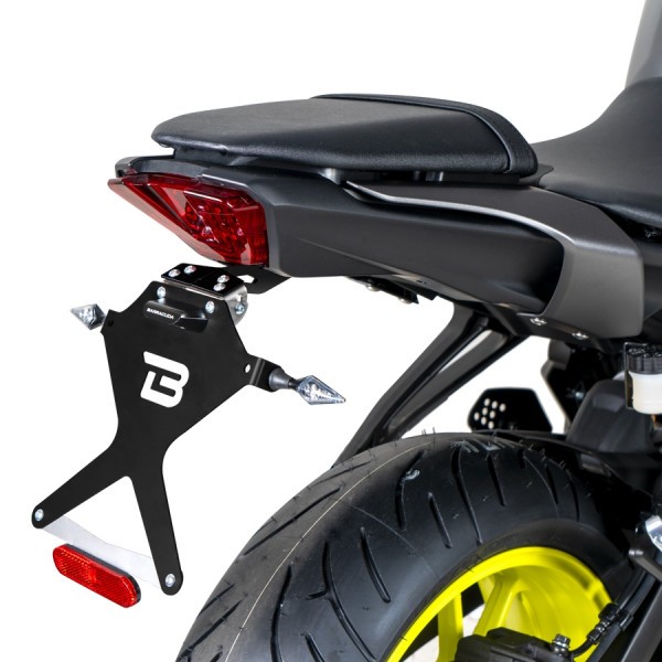 Soporte de matrícula para Yamaha MT-07 (13-20) - Barracuda